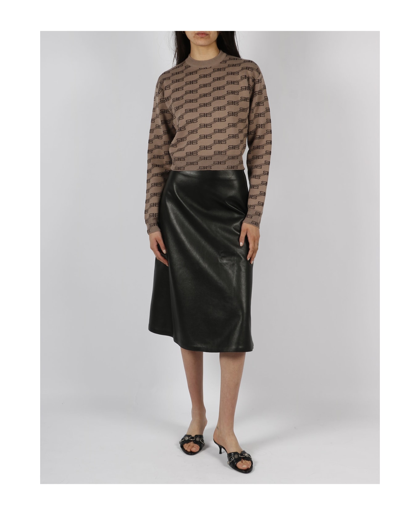 Balenciaga A-line Skirt - Black