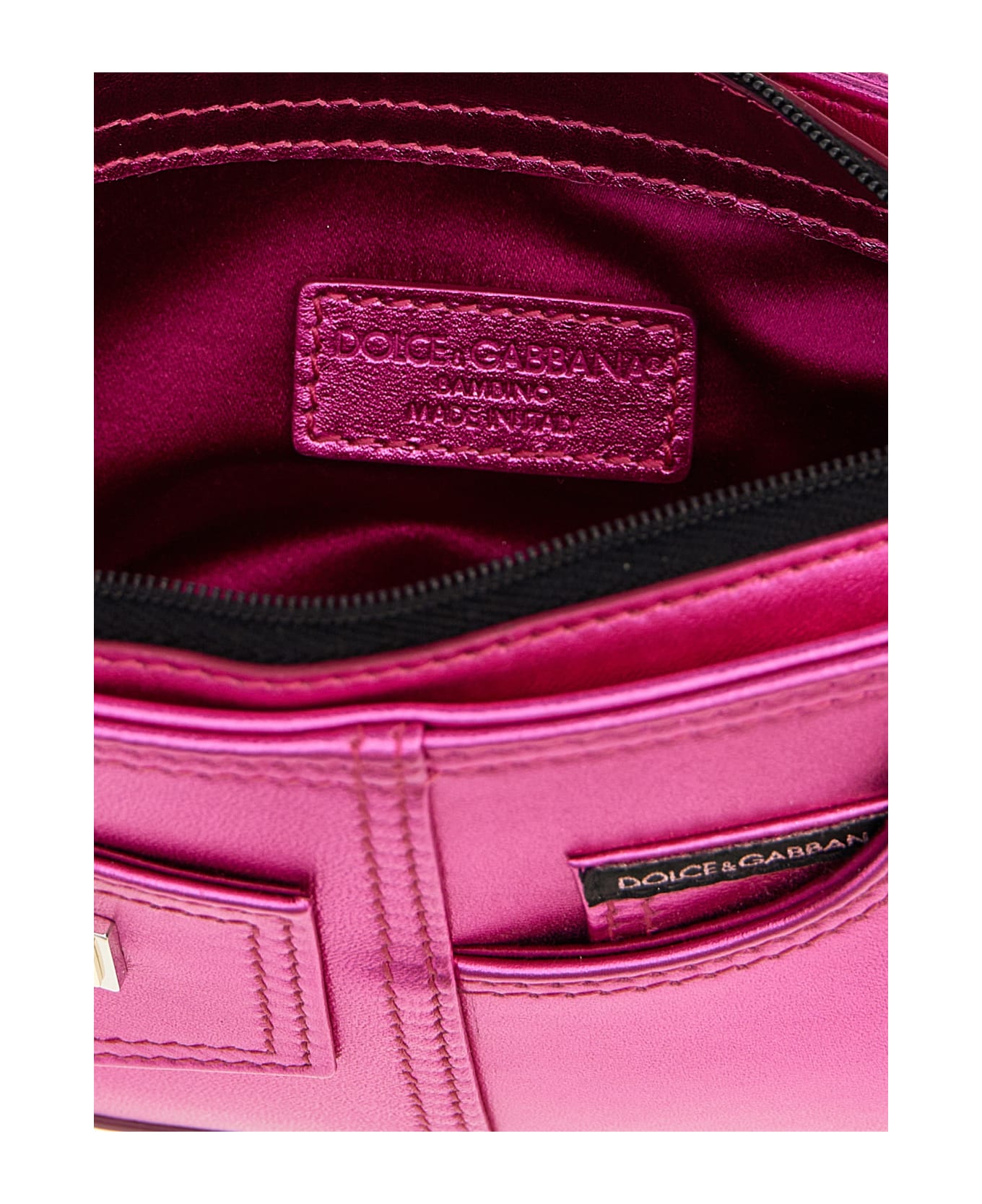 Dolce letter & Gabbana Laminated Logo Handbag
