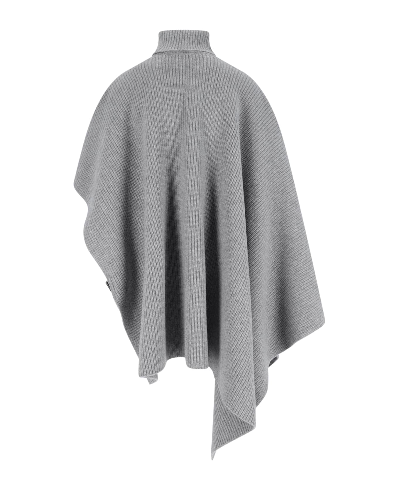 Stella McCartney Virgin Wool And Cashmere Cape - Gray