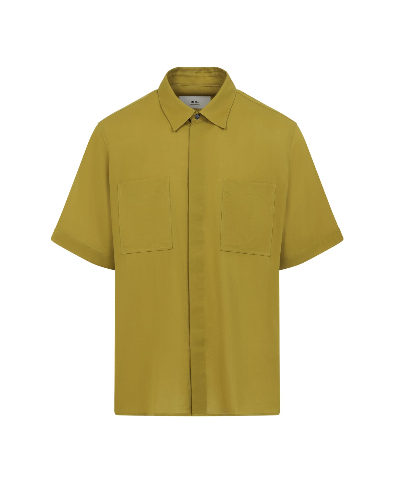 Ami Alexandre Mattiussi Classic Shortsleeve Classic Shirt - Lichen