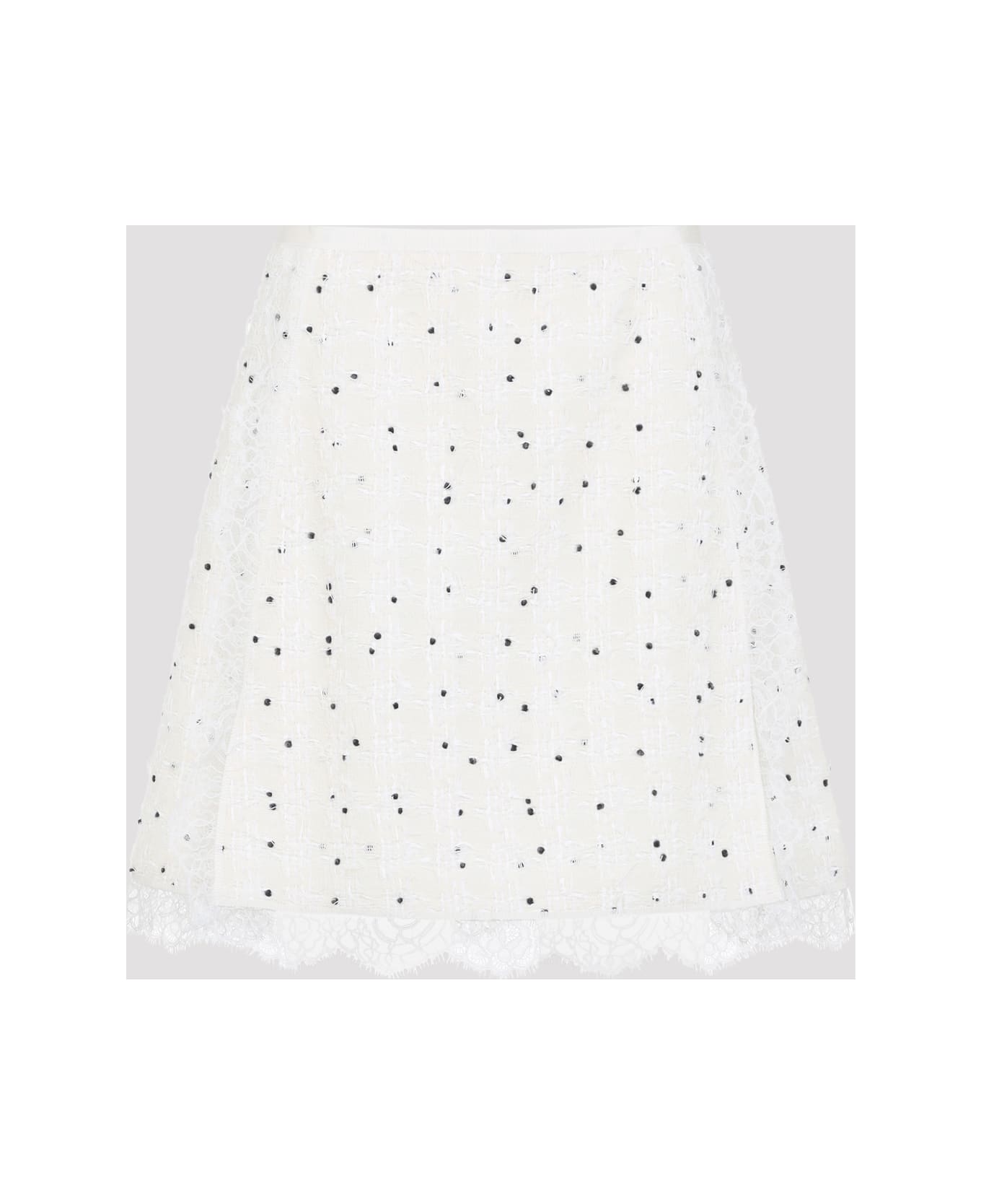Giambattista Valli Cotton Mini Skirt - Ivory