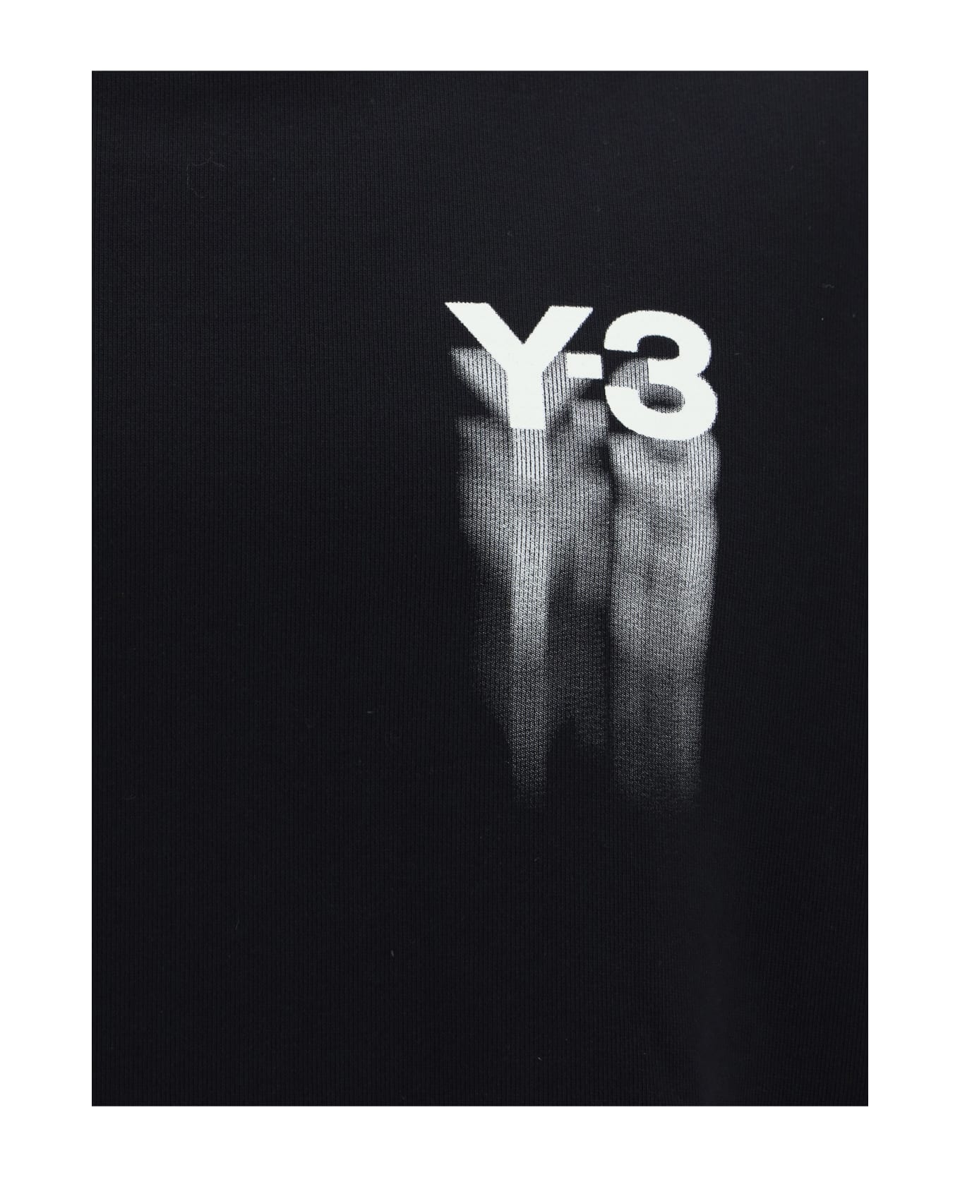 Y-3 Sweatshirt - Black フリース
