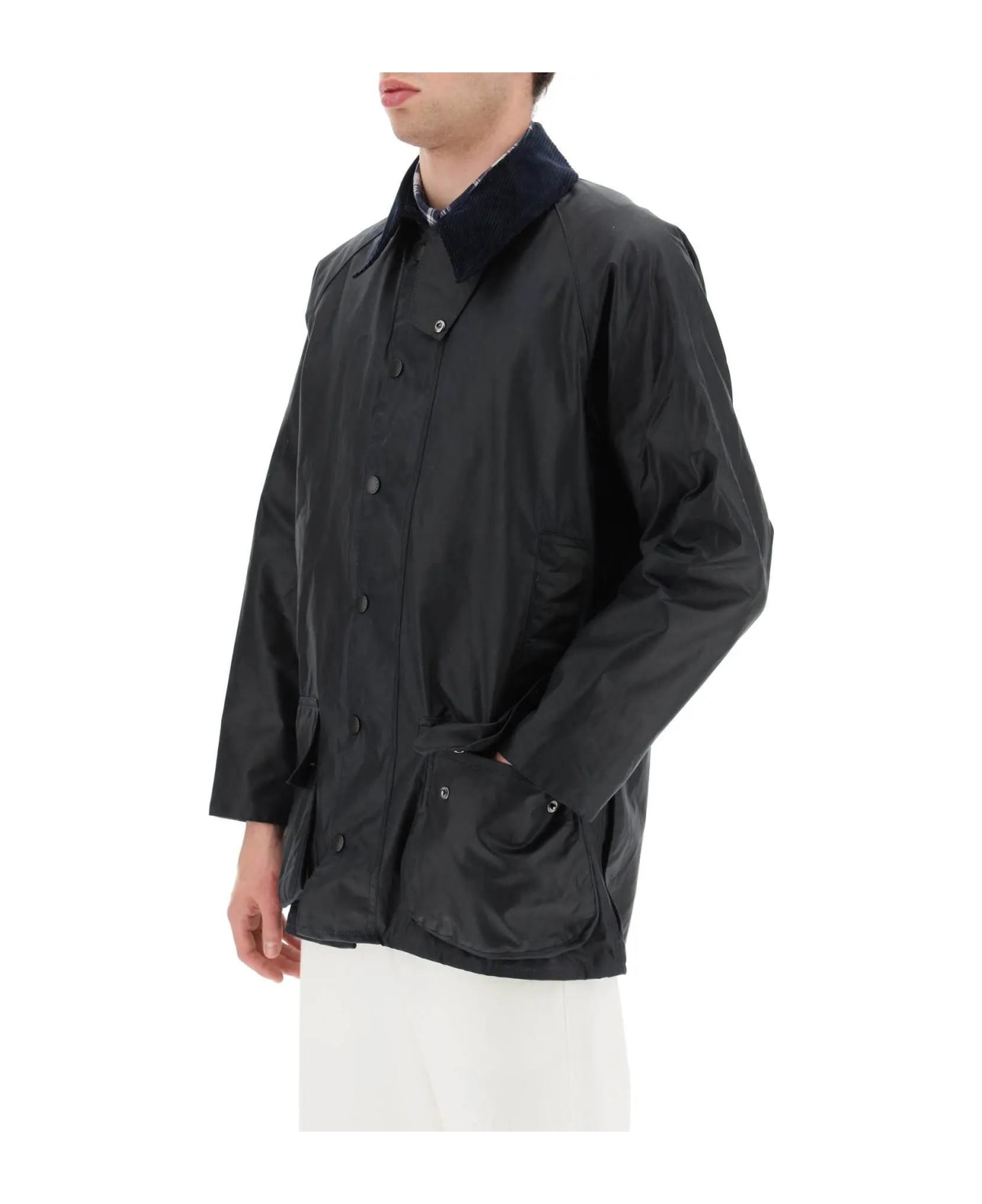Barbour 
beaufort
 Wax Jacket - Navy