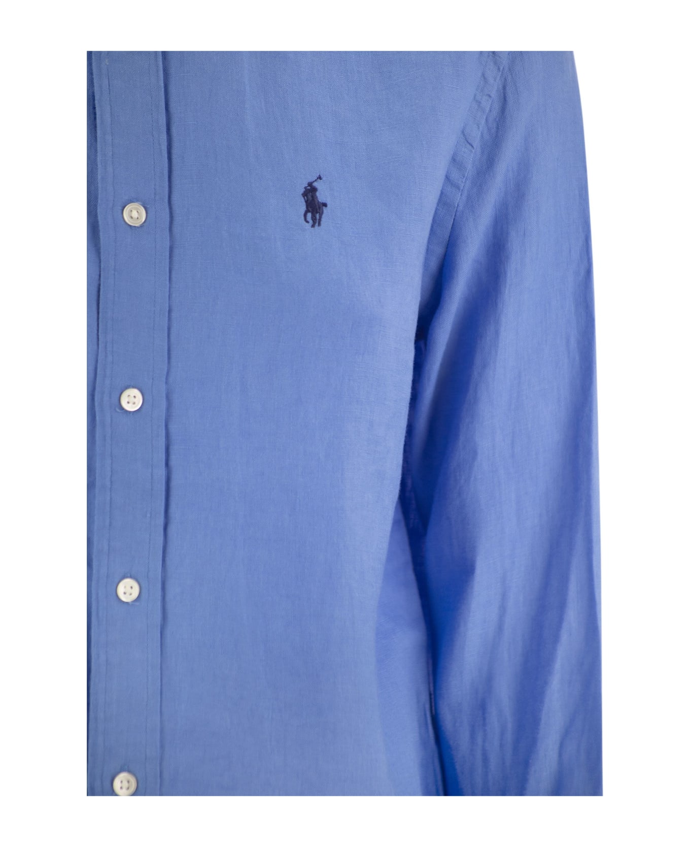 Polo Ralph Lauren Shirt With Pony - Light Blue シャツ