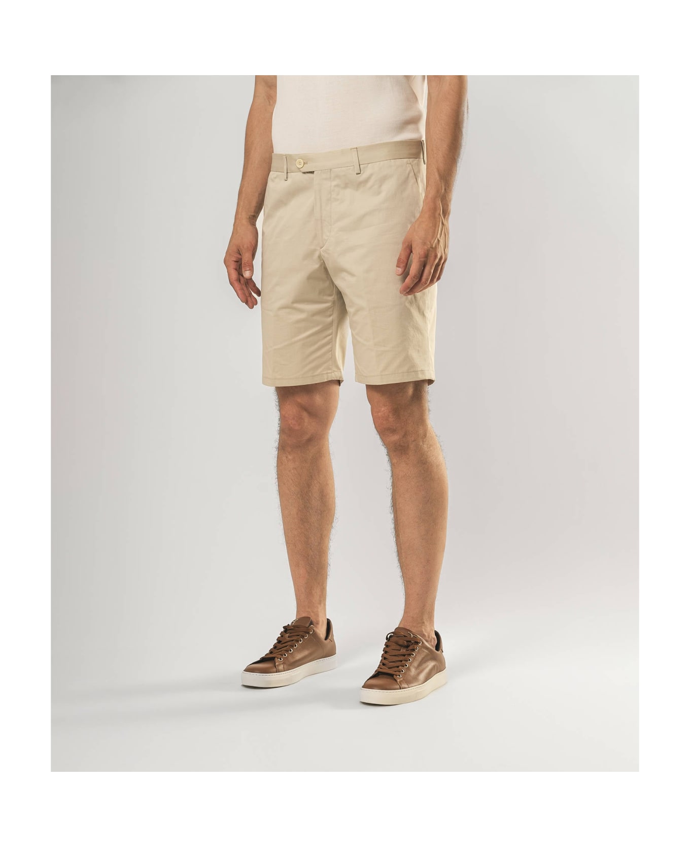 Larusmiani Bermuda Short Poltu Quatu Shorts - Beige
