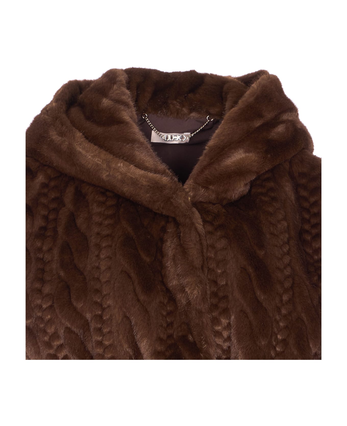Liu-Jo Faux Fur Vest - Brown