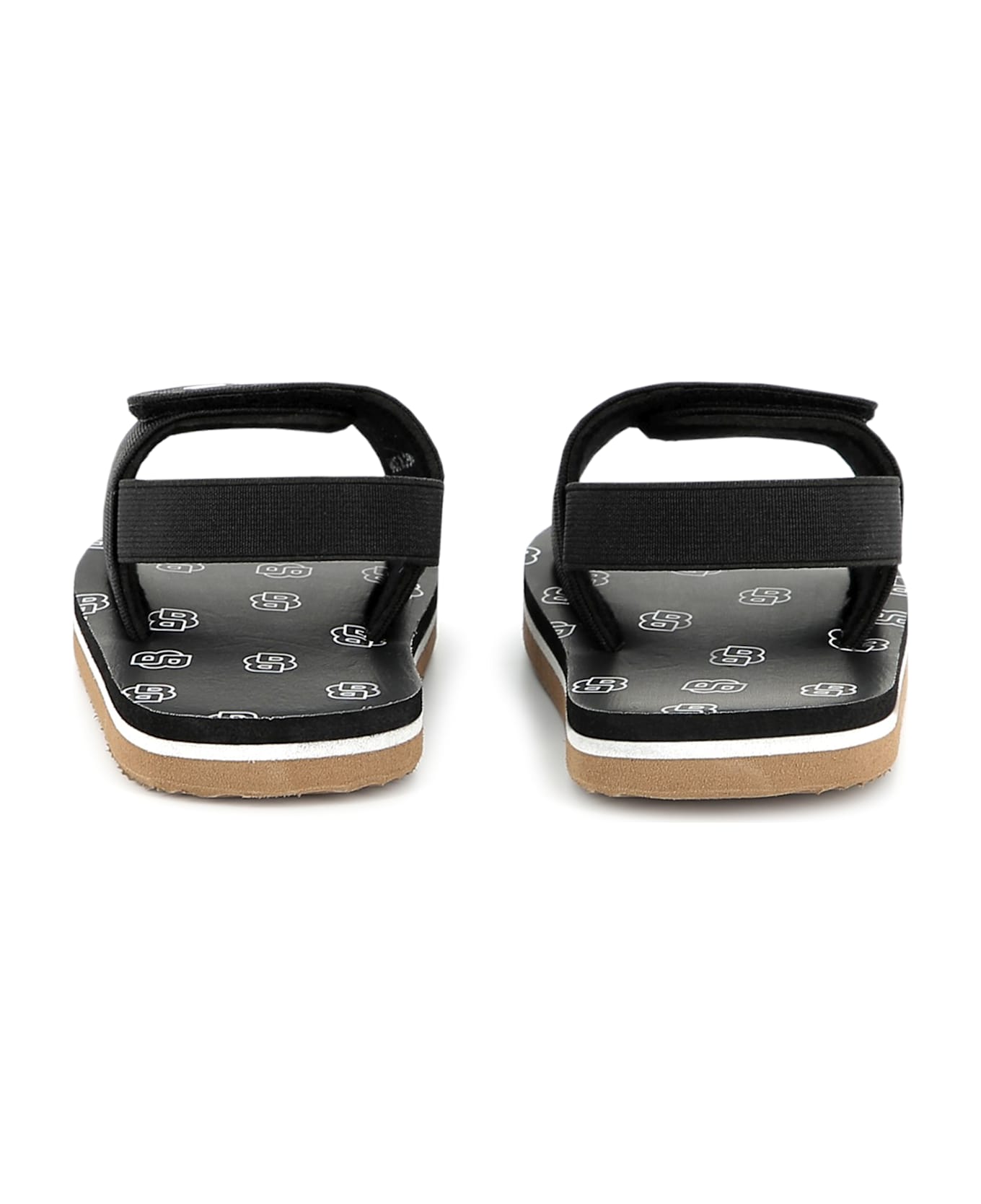 Hugo Boss Sandali Con Stampa - Black