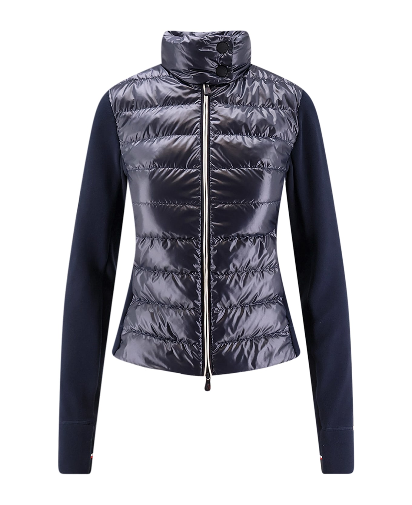 Moncler Grenoble Jacket With Padded And Quilted Insert - Blue