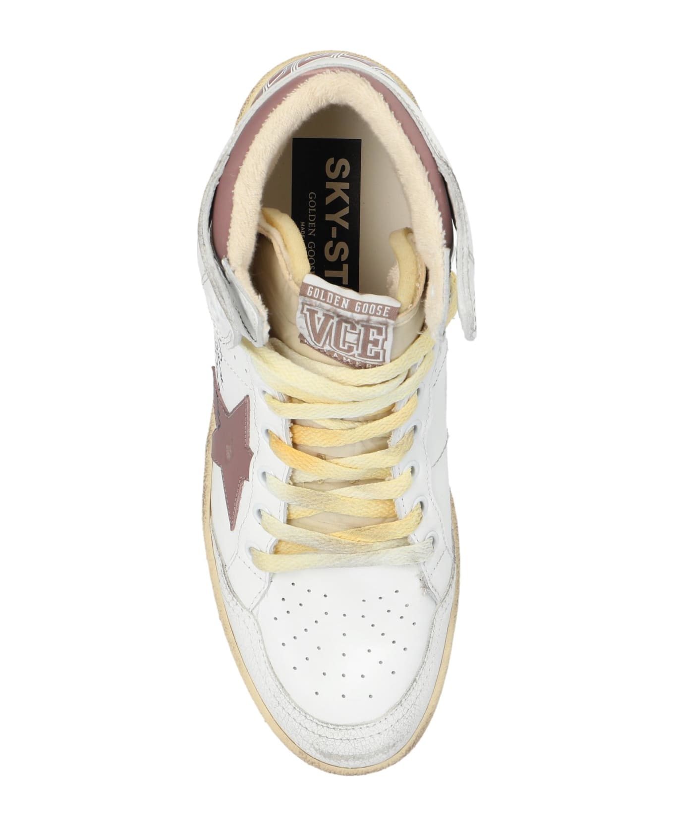 Golden Goose Sneakers Sky Star - WHITE/PINK/BEIGE