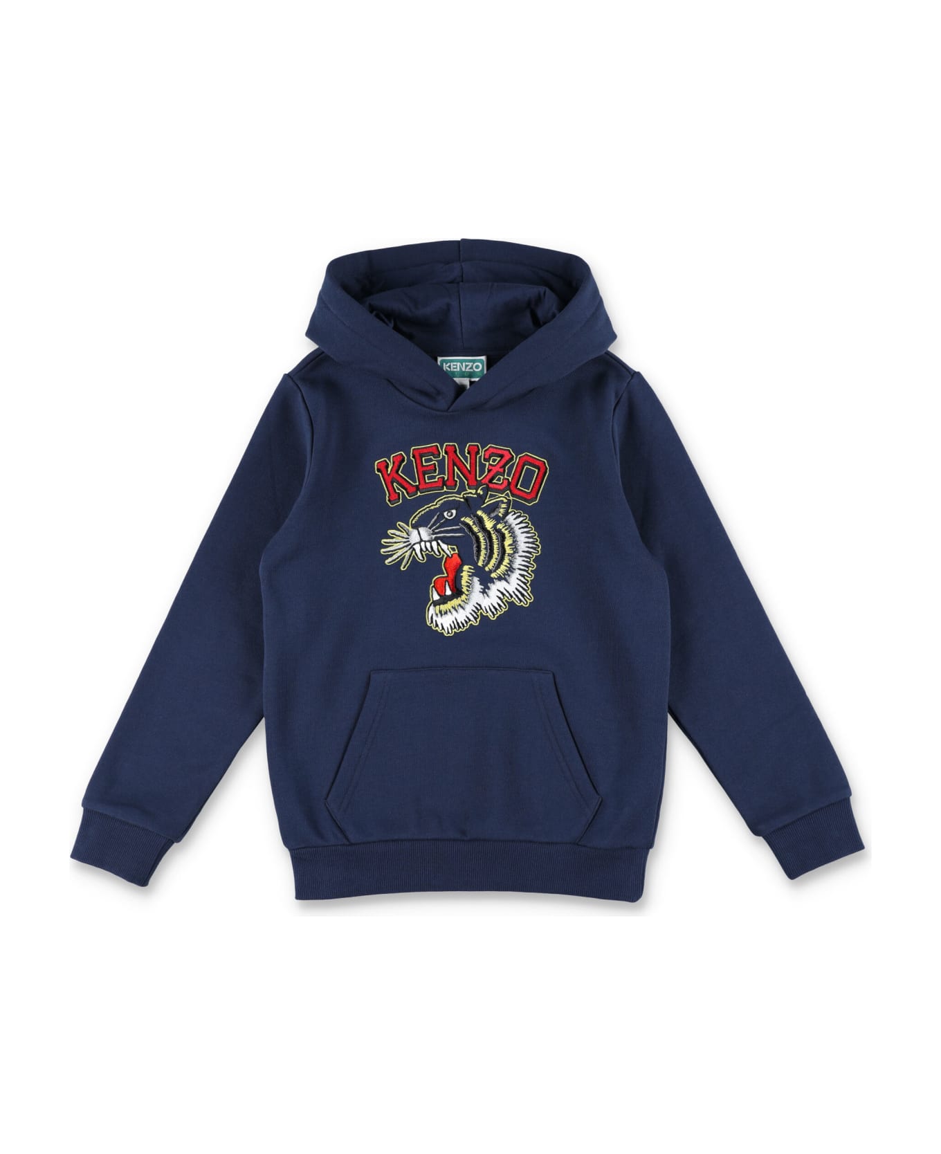 Kenzo Tiger Fleece Hoodie - Blu