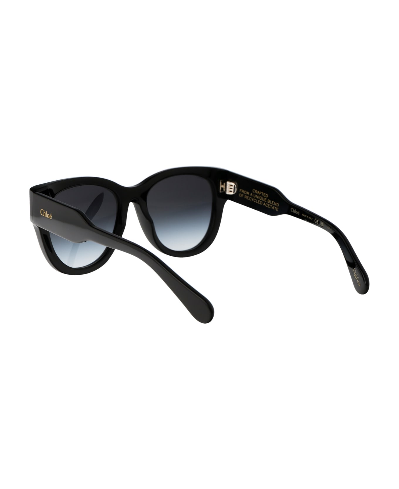 Chloé Eyewear Ch0192s Sunglasses - 001 BLACK BLACK GREY