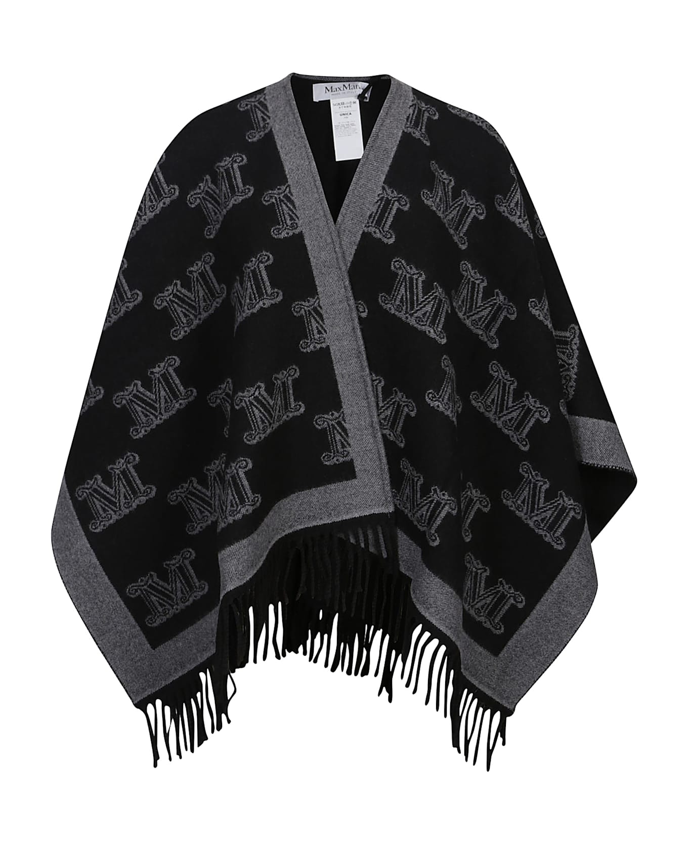 Max Mara Frine Poncho - Nero