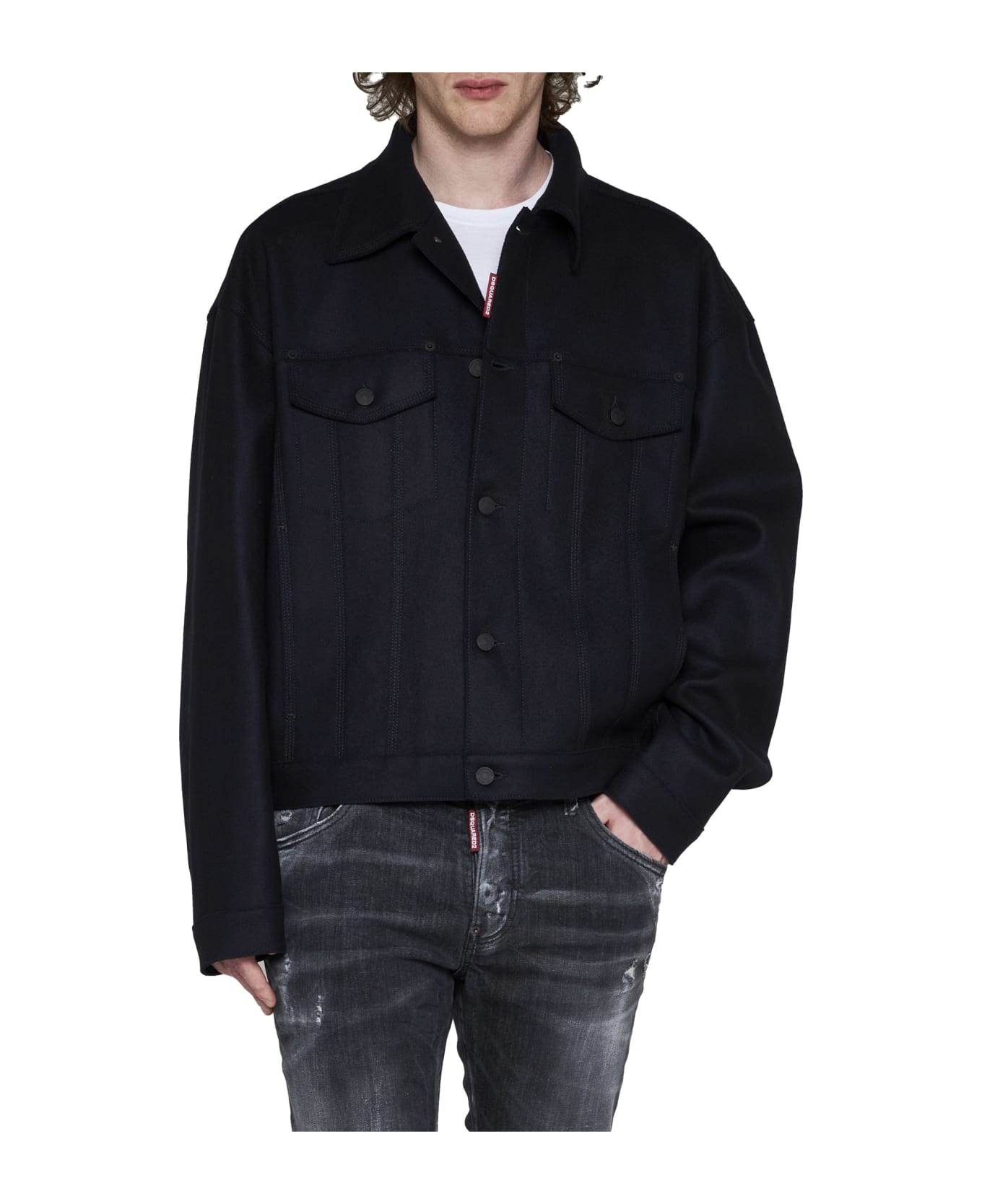 Dsquared2 Jacket - Navy blue ジャケット