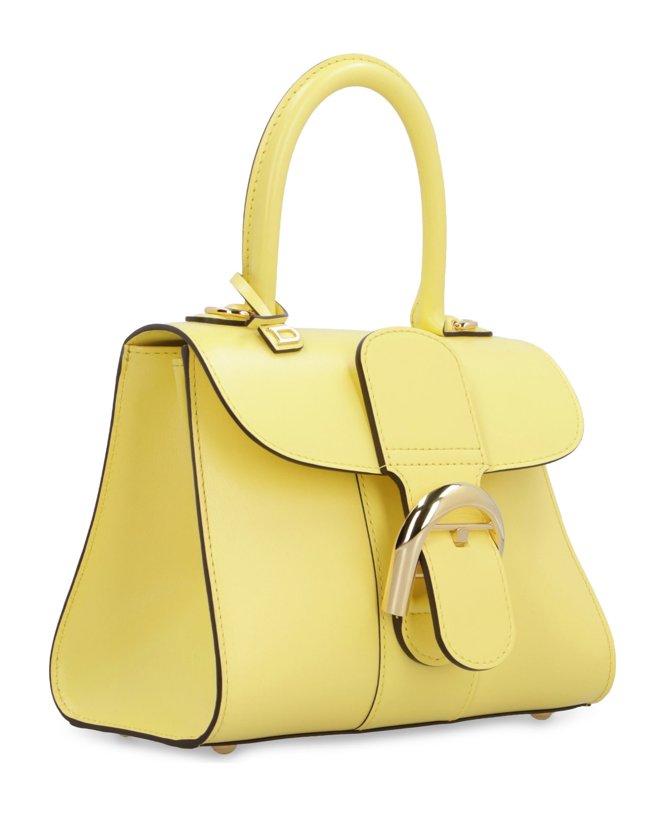 Delvaux Brillant Mini Leather Bag - Yellow