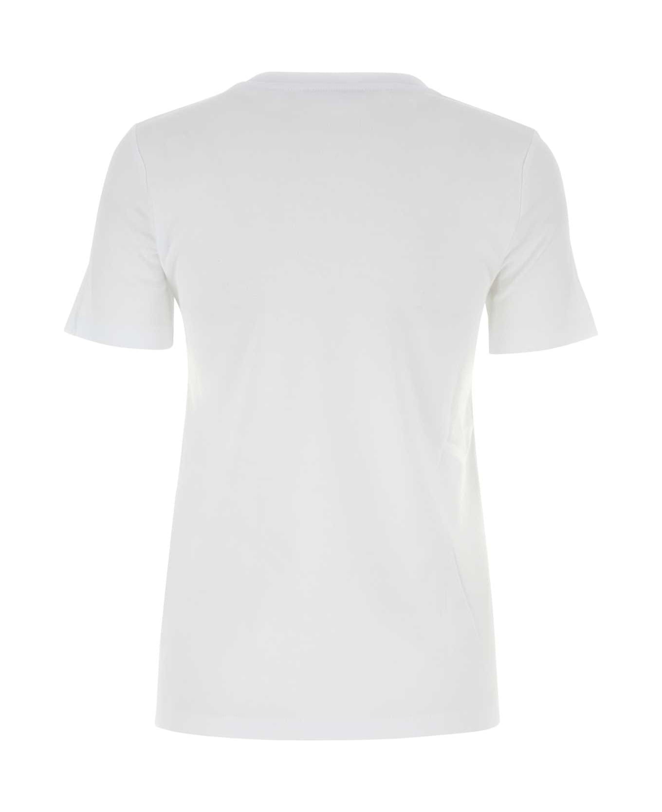 
S Max Mara White Cotton Madera T-shirt - BIANCO