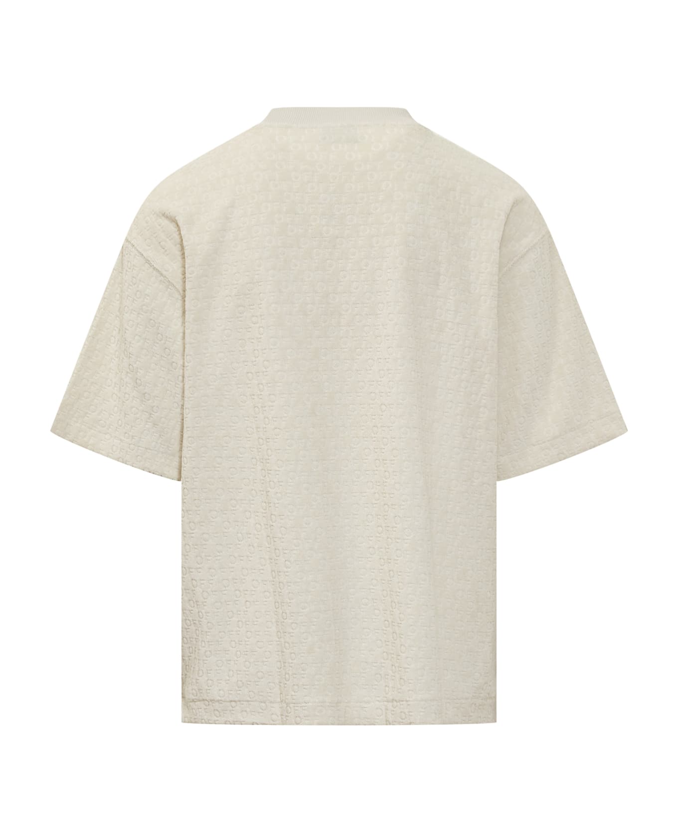 Off-White Terry Skate T-shirt - CREAM