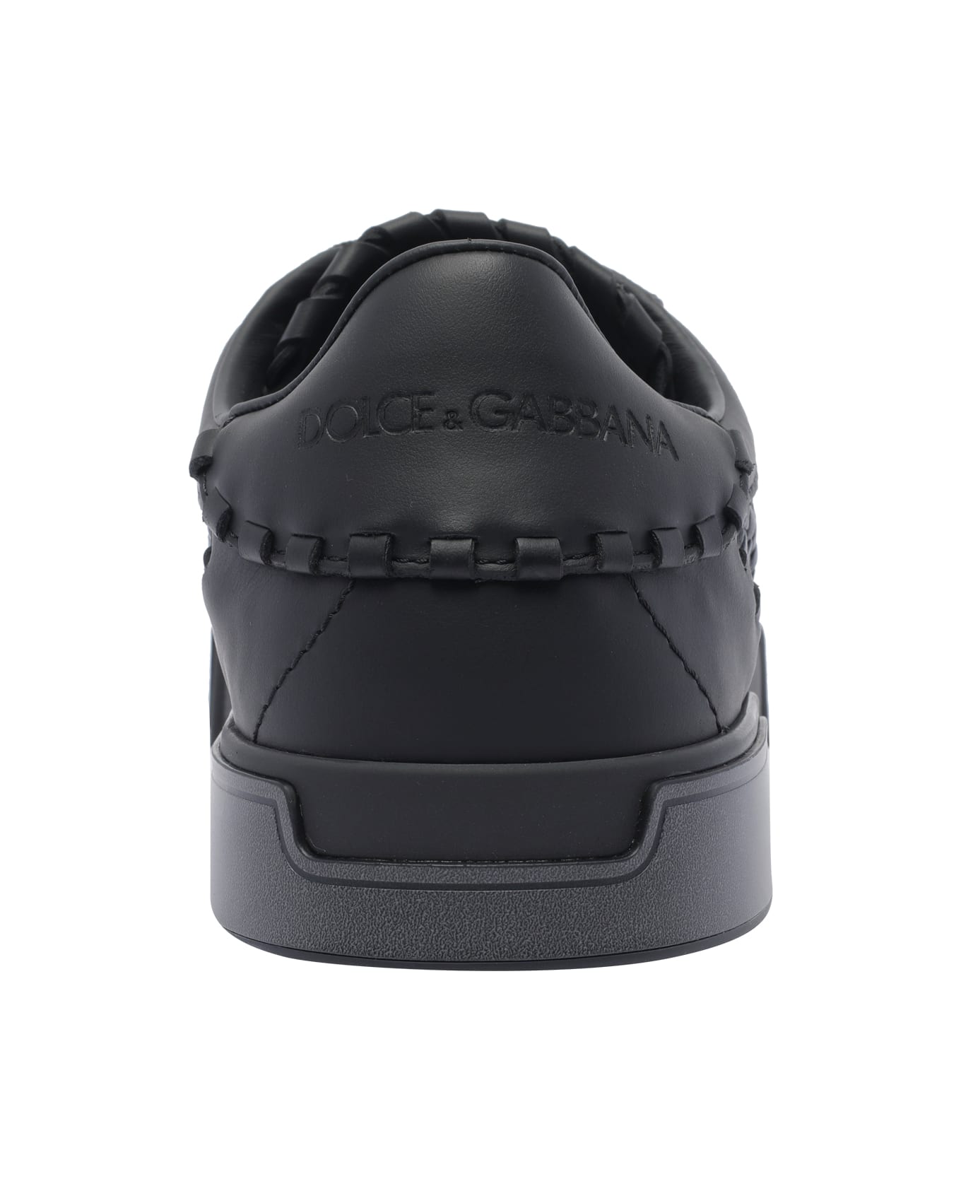 Dolce & Gabbana Portofino Yacht Sneakers - Black