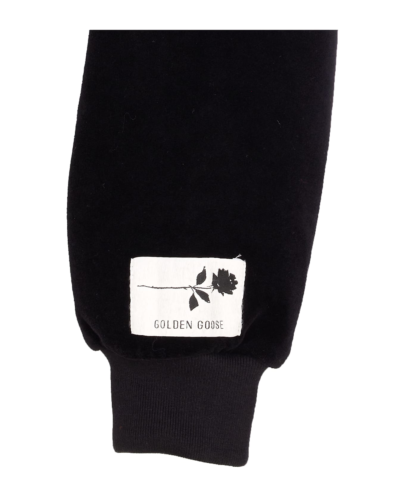 Golden Goose Journey Zip Up Hoodie - Black