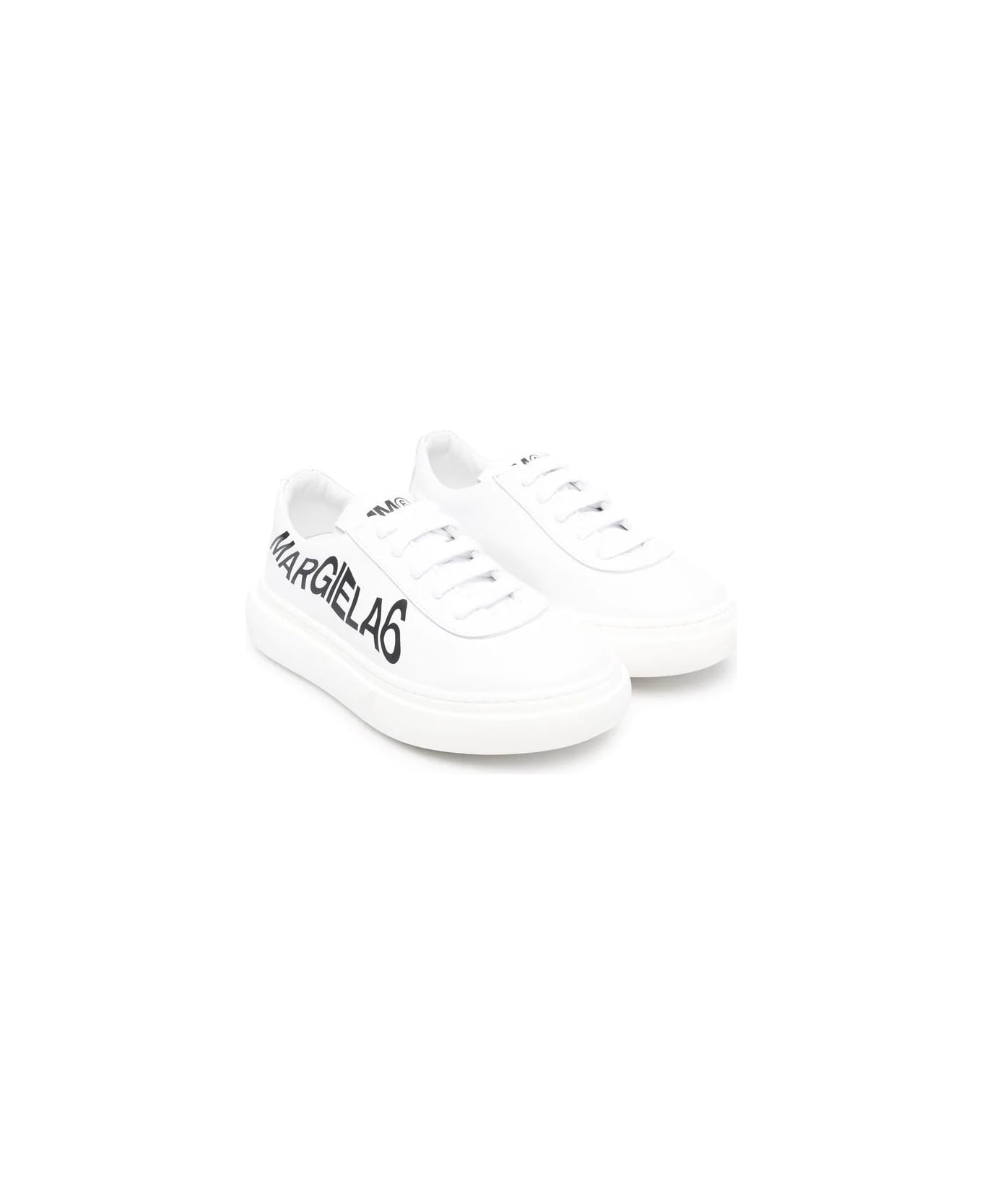 MM6 Maison Margiela Sneakers With Print - White シューズ