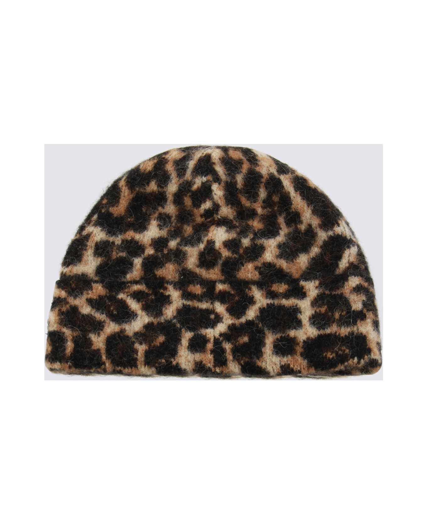 Anine Bing Leopard Hat - Brown