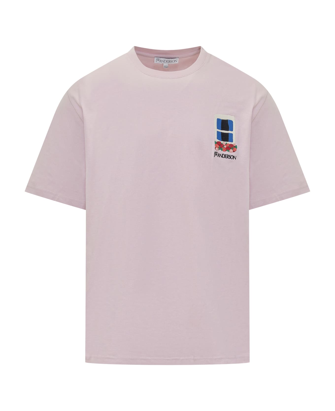 J.W. Anderson Window Embroidered T-shirt - BLUSH