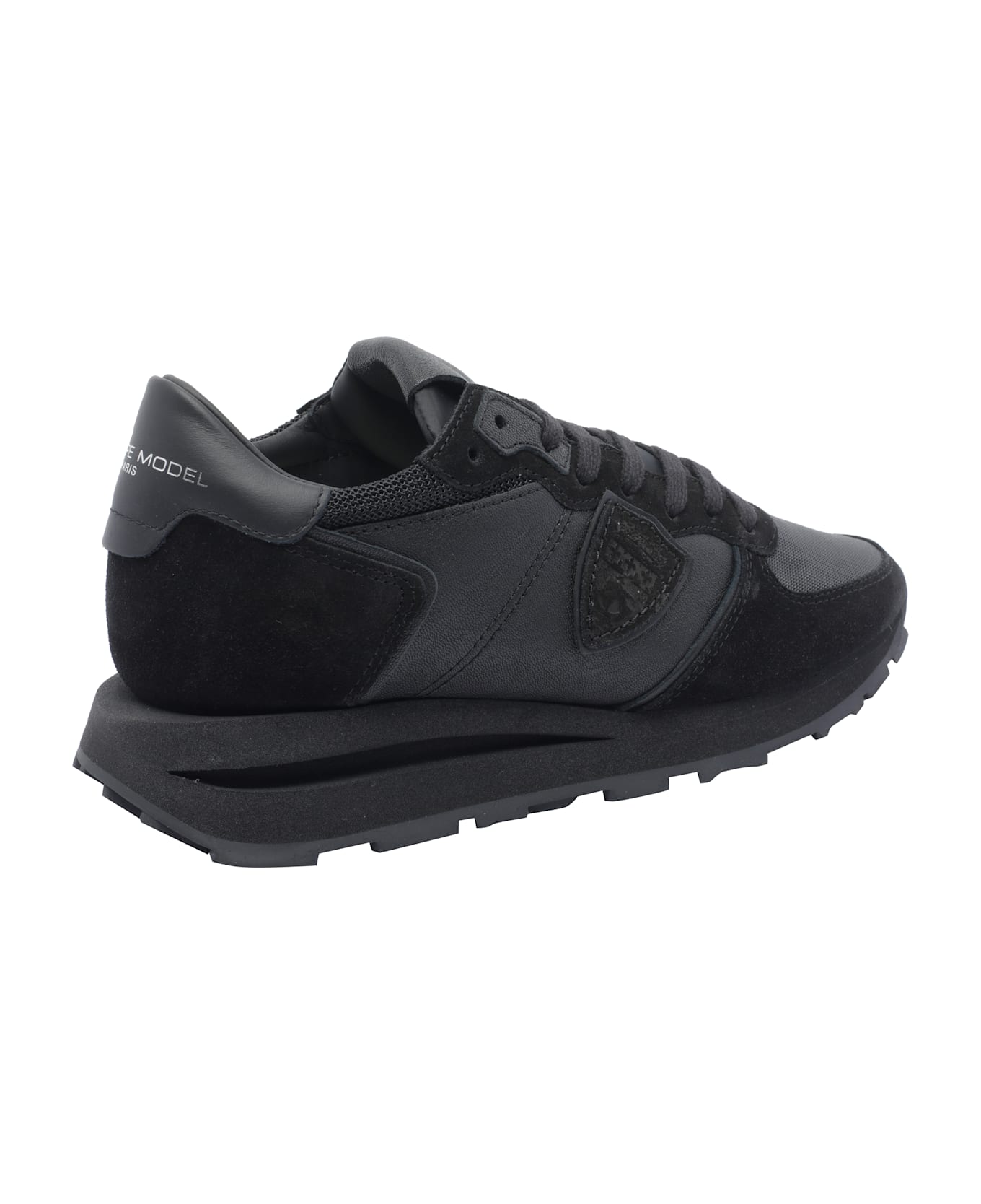 Philippe Model Tropez Haute Sneakers - Black