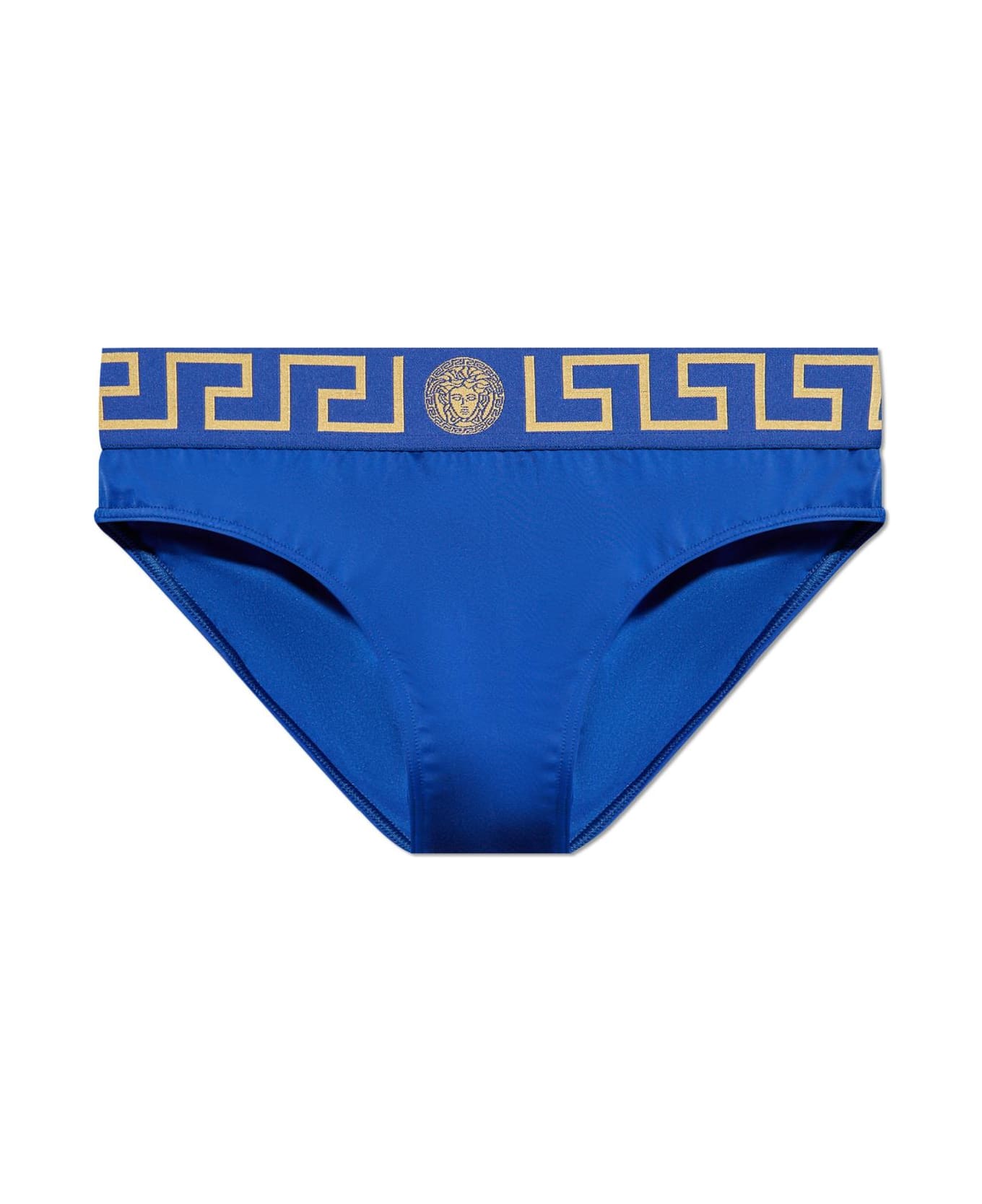 Versace Swim Briefs - BLUE/GOLD