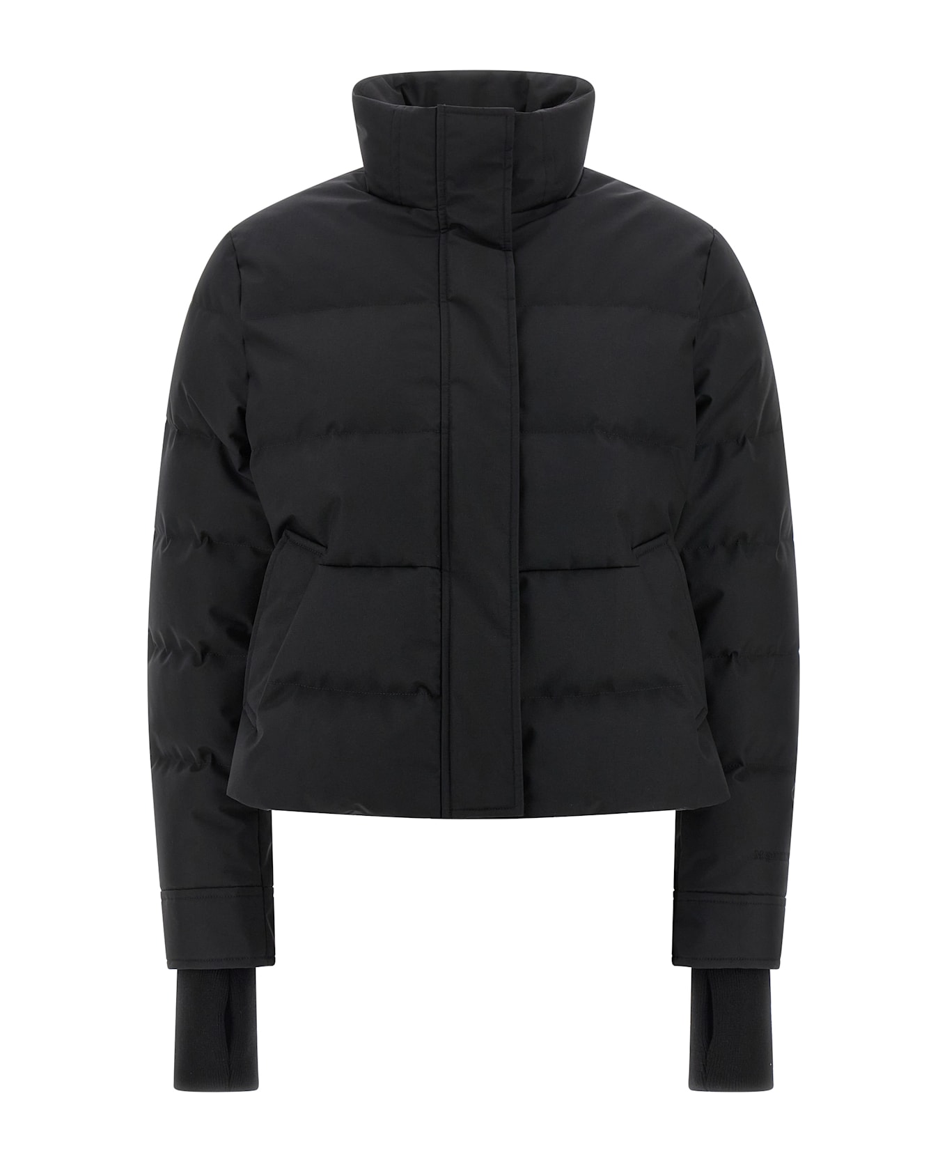 Alexander McQueen Cropped Down Jacket - Black  