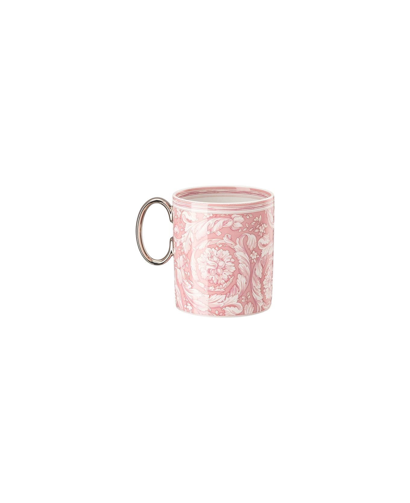 Versace Barocco Rose Bicchiere Con Manico - Rosa