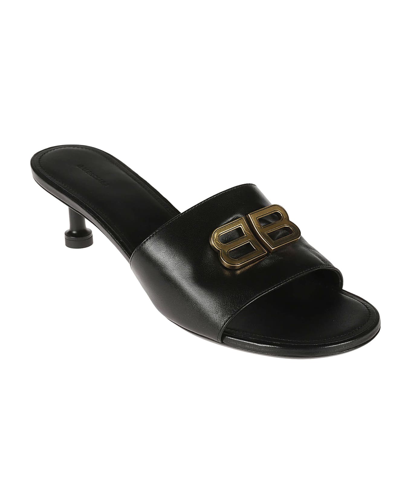 Balenciaga Groupie M50 Sandals - Black/Gold Vintage