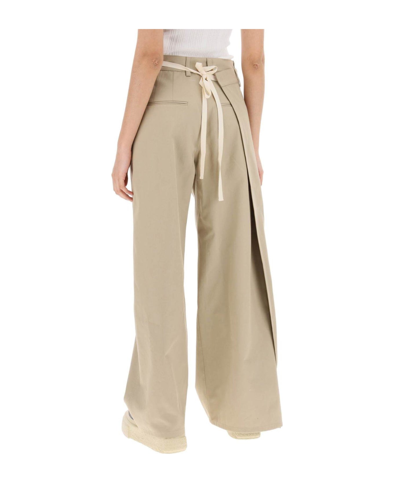 MM6 Maison Margiela Mid-rise Wide Leg Pants