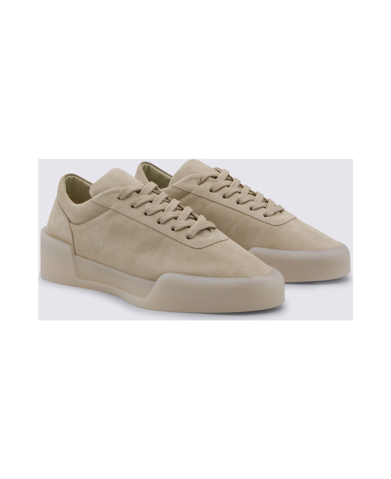 Fear of God Beige Leather Moc Runner - OAT