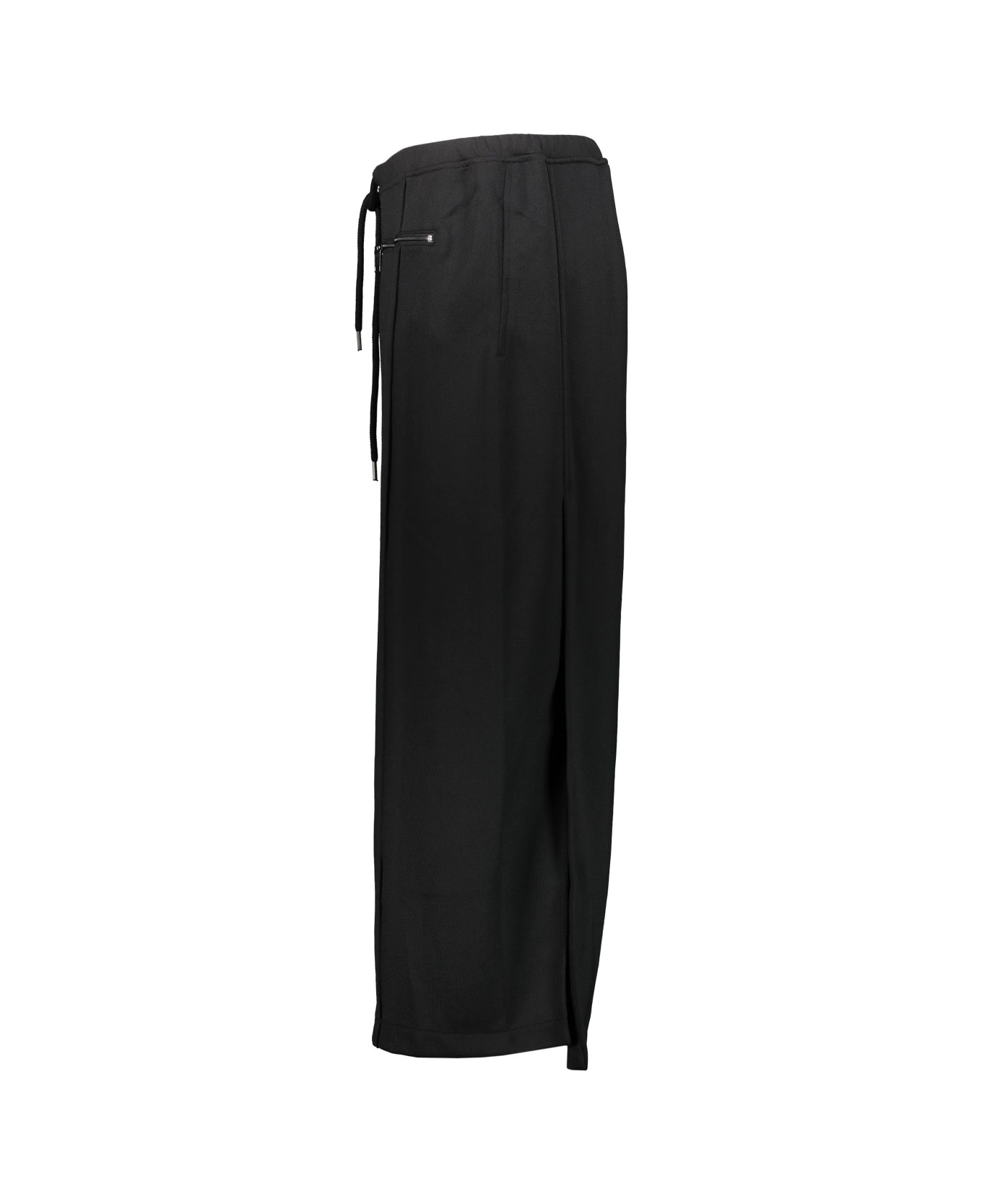Courrèges Long Skirt Tracksuit - Black
