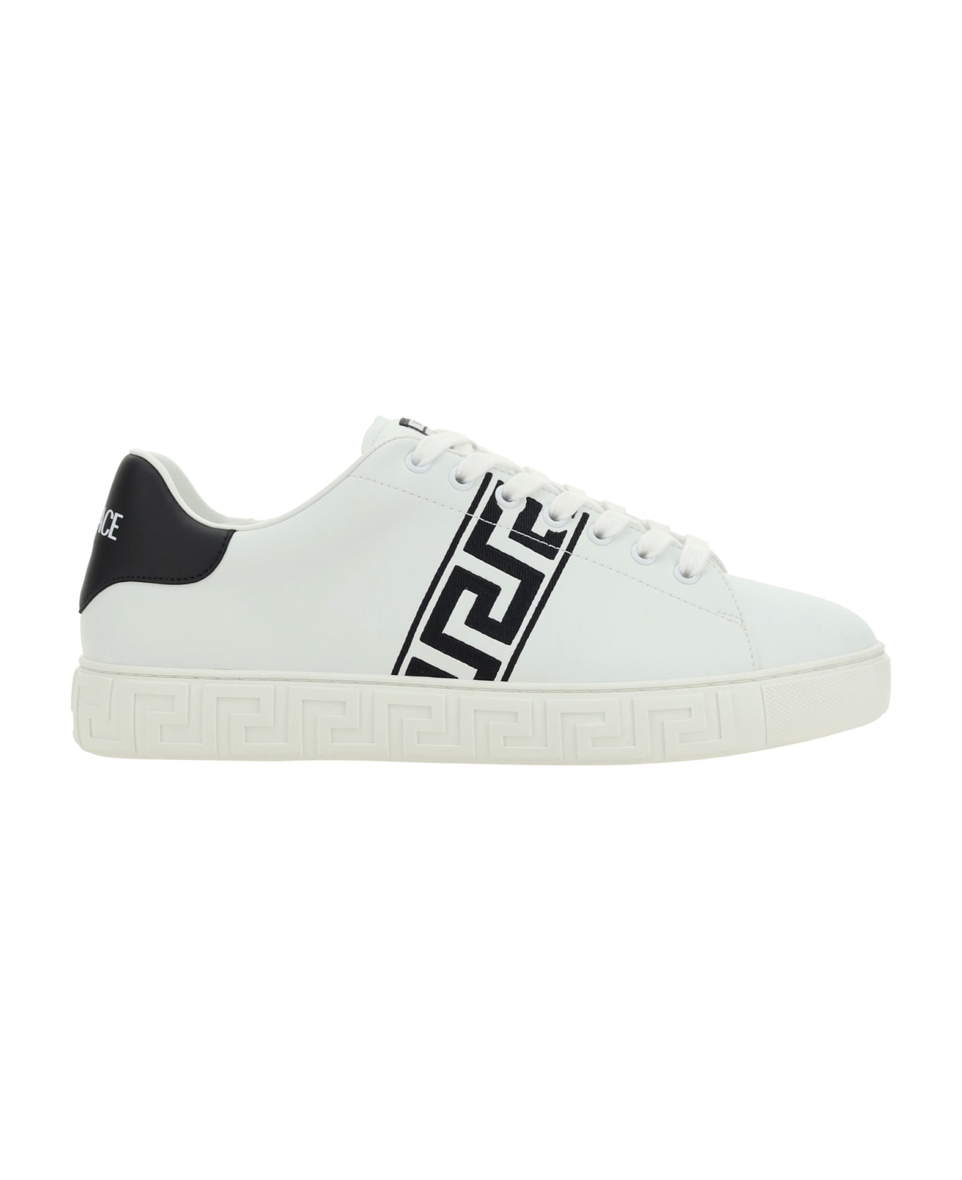 Versace Low Top Sneakers - WhiteBlack