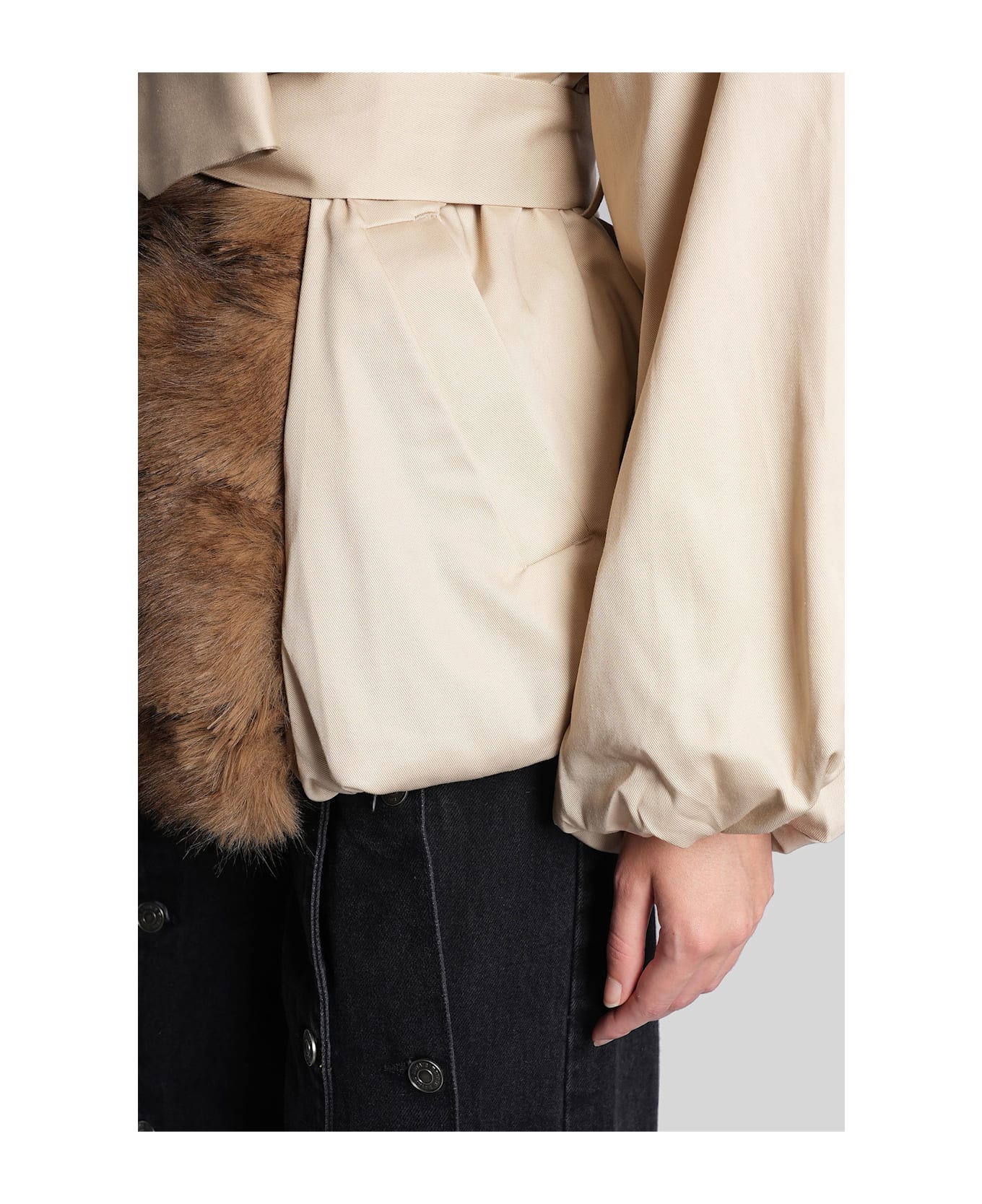 Rotate by Birger Christensen Casual Jacket In Beige Polyester - beige