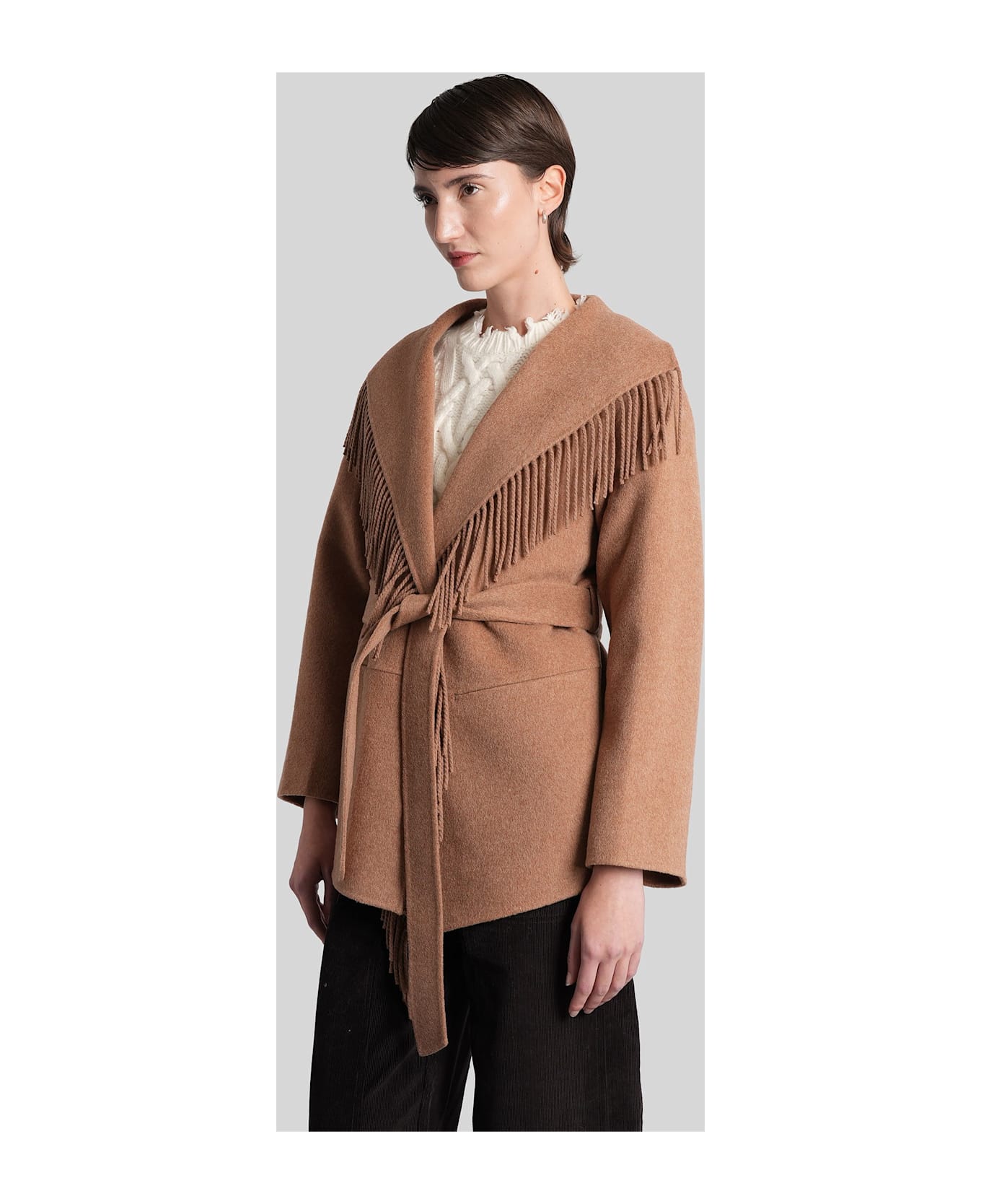 Simkhai Rowen In Camel Wool - Camel