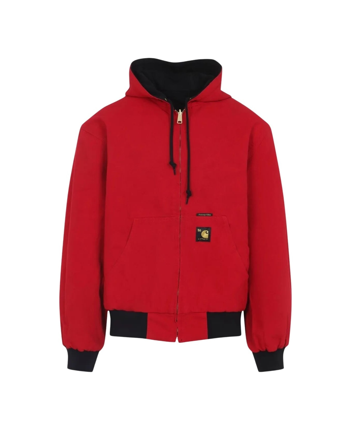 Carhartt 50 Years Anniversary Og Active Jacket Canvas - Black Usa Red
