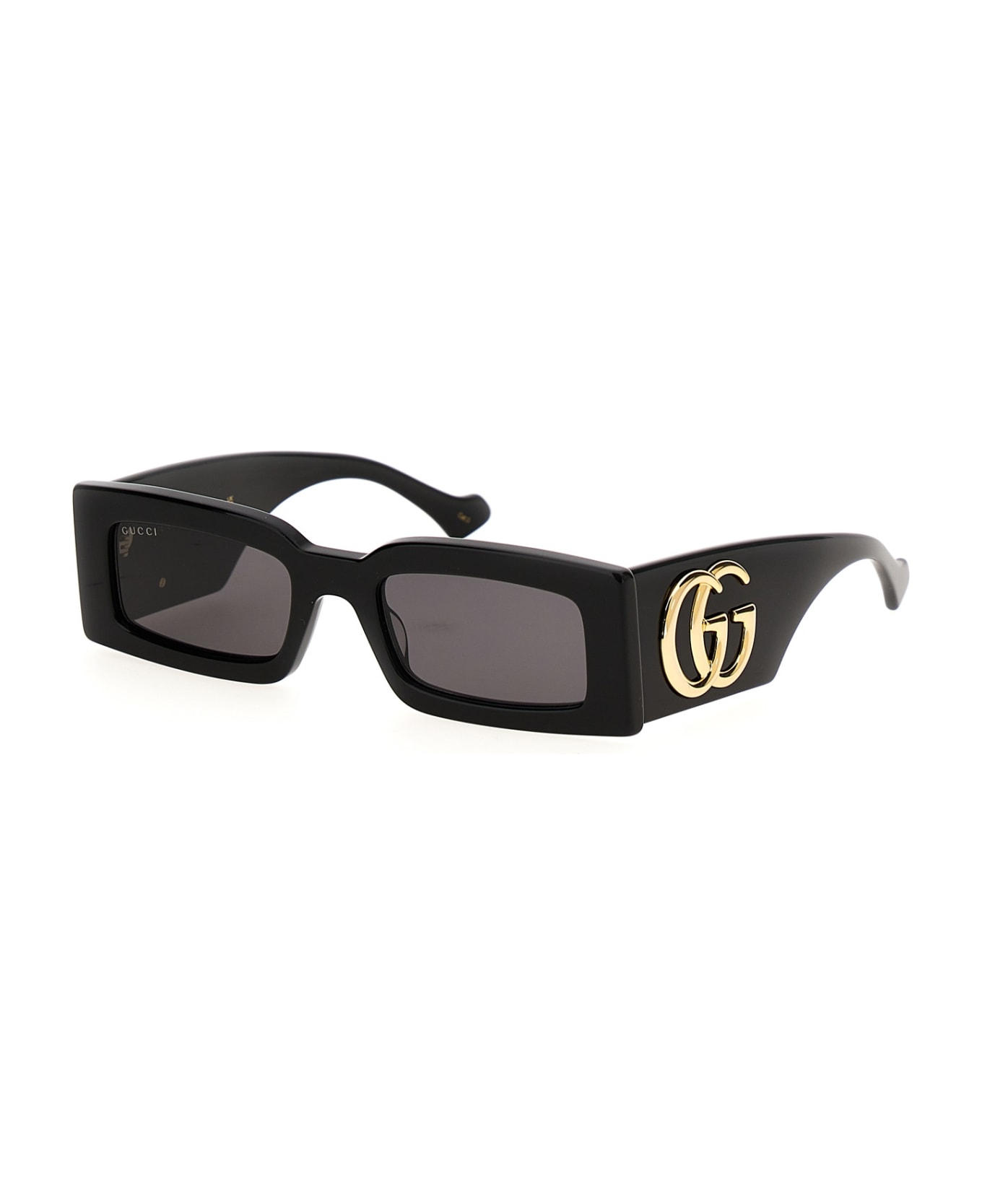 Gucci Rectangular Sunglasses - Black   サングラス