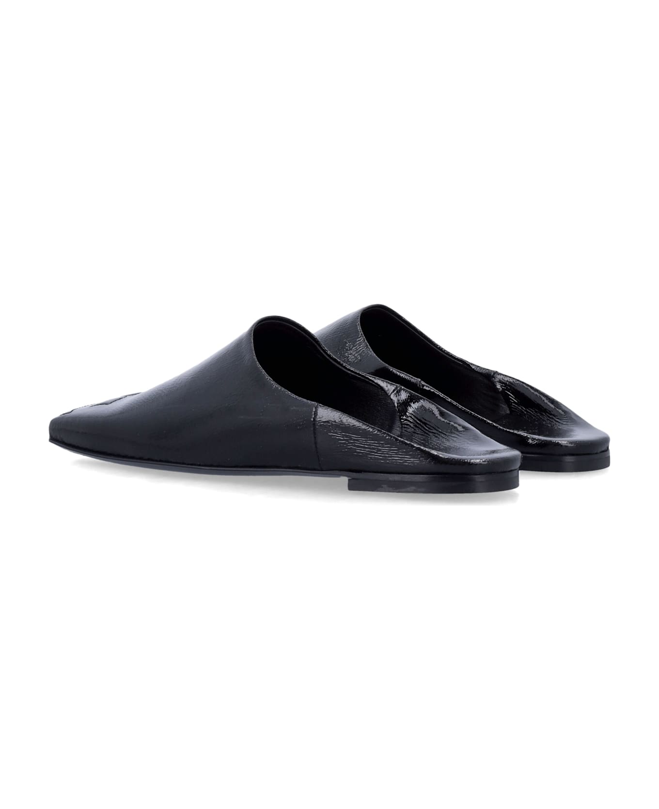 Courrèges Heritage Shadow Mule - BLACK