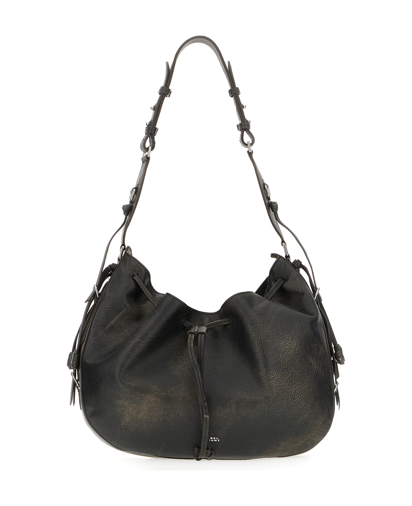 Isabel Marant Dark Brown Leather Bolton Shoulder Bag - BROWN