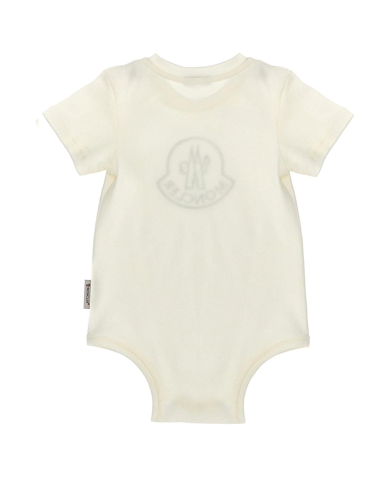 Moncler Embroidered Logo Bodysuit ボディスーツ＆セットアップ