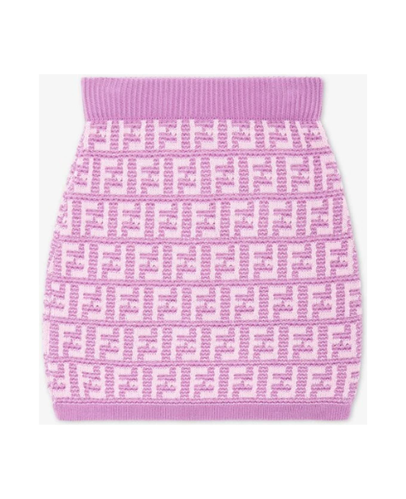 Fendi Pink Cotton Skirt - Rosa