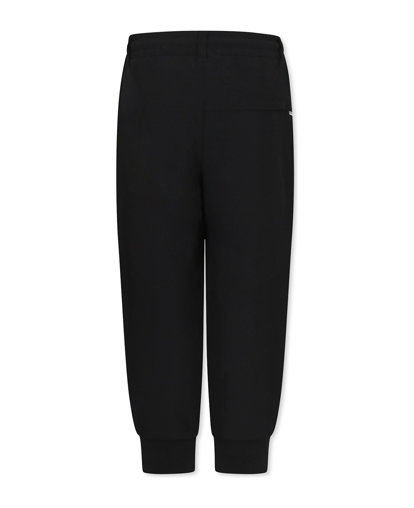 Hugo Boss Black Trousers Fo Boy With Logo - Black