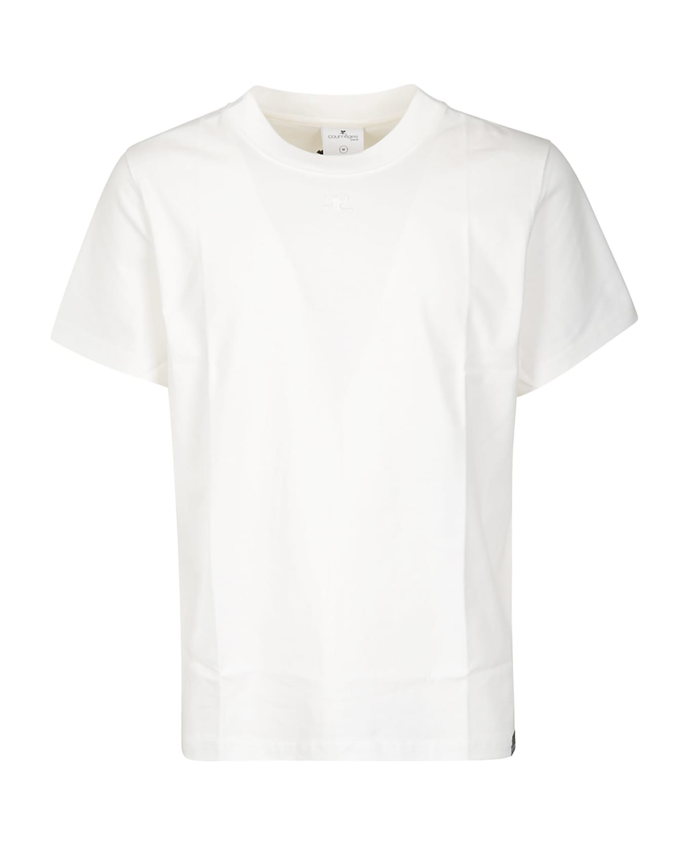 Courrèges Ac Straight T-shirt - HERIWHITE