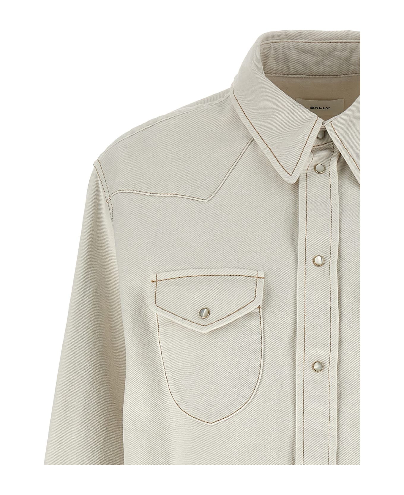 Bally Denim Shirt - White