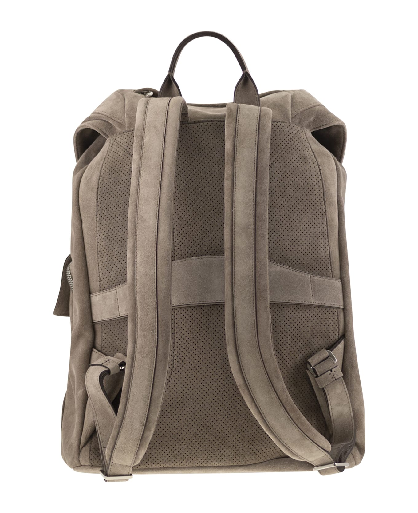 Brunello Cucinelli Suede Backpack - Turtledove バックパック