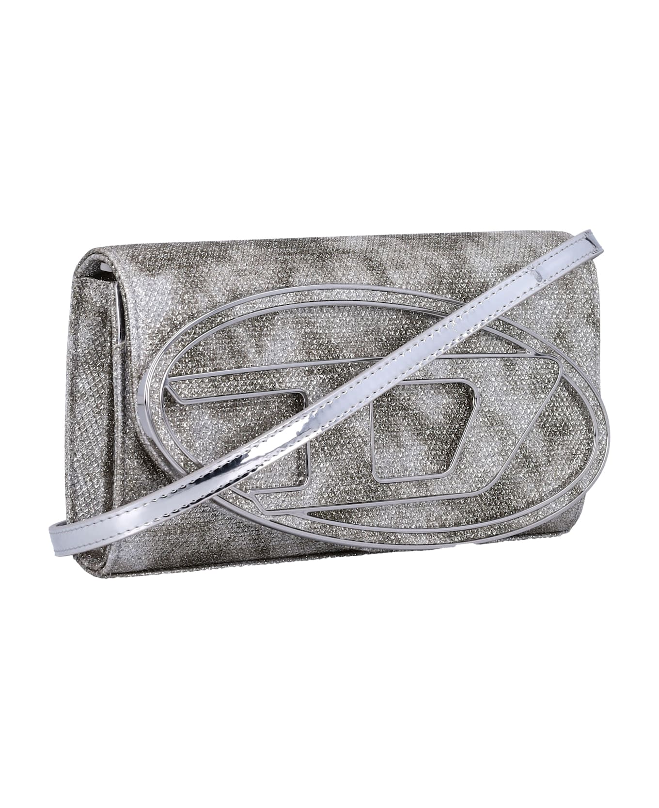 Diesel 1dr Crossbody Wallet Bag - BEIGE