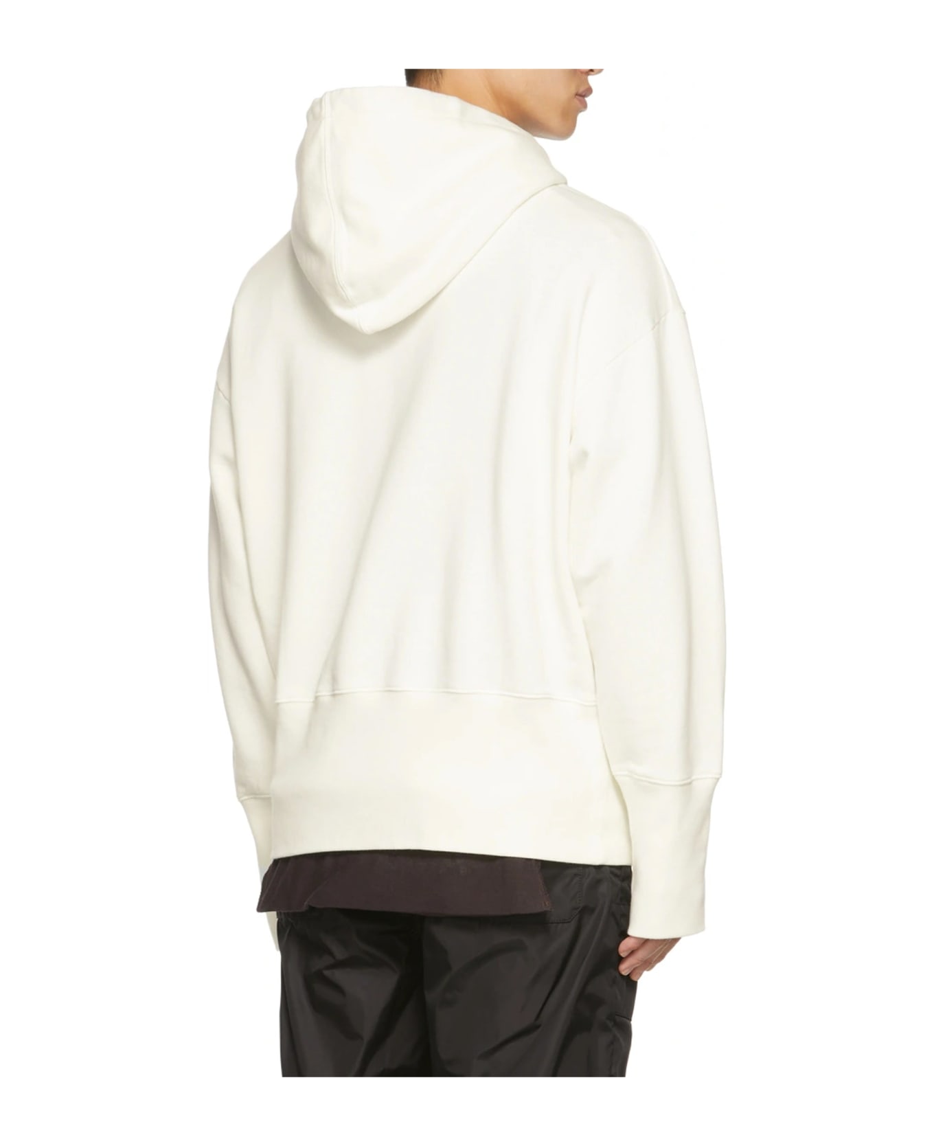 AMBUSH Logo Hooded Sweatshirt - White フリース