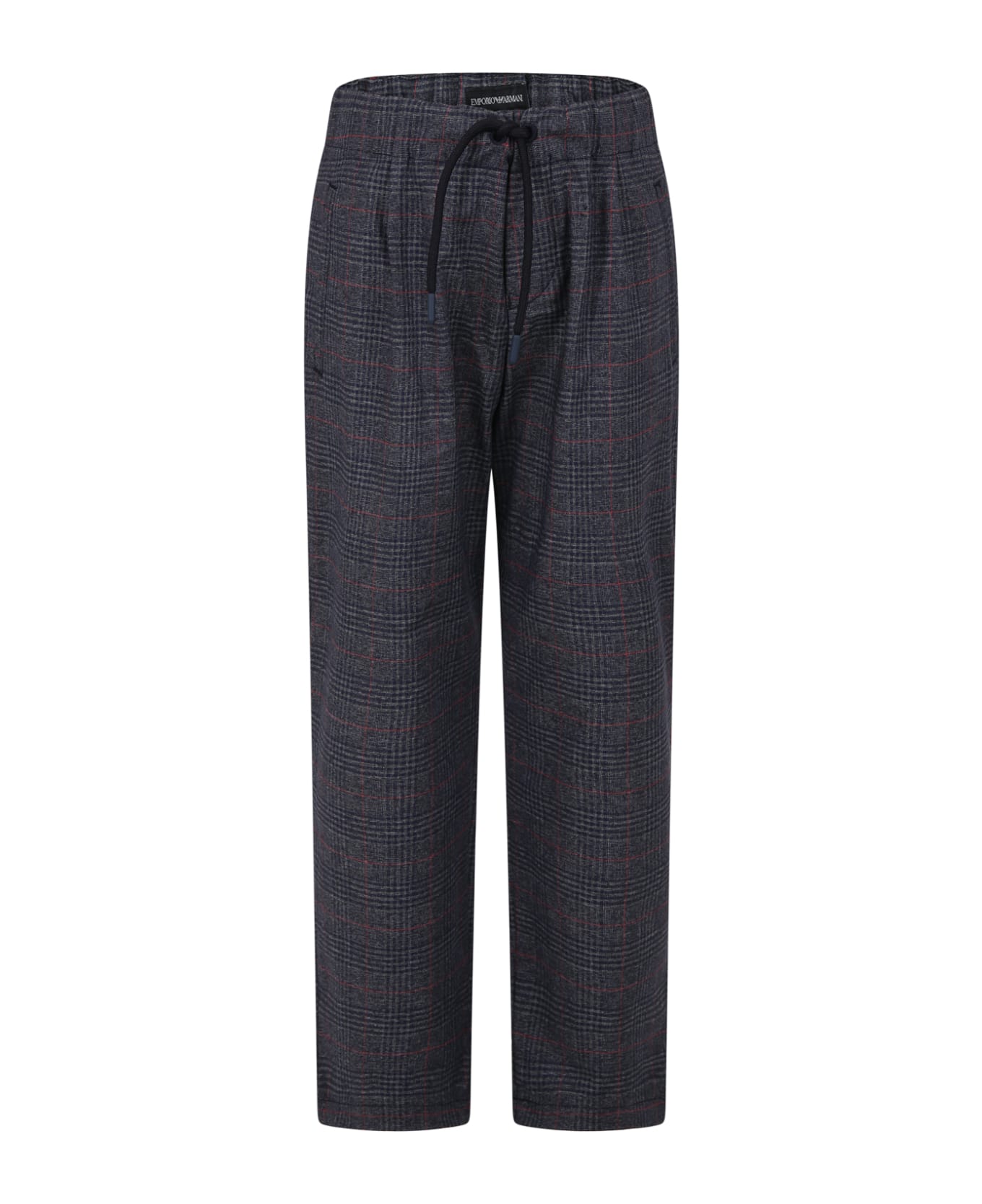 Emporio Armani Grey Trousers For Boy With Eaglet - Grey
