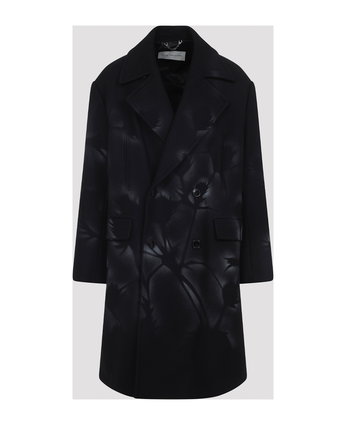 Dries Van Noten Racos Coat - Black